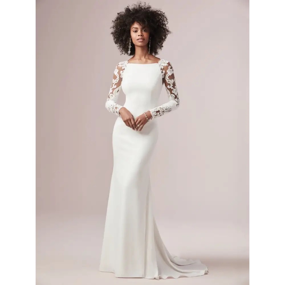 Maggie Soterro Bethany wedding dress (long sleeve)